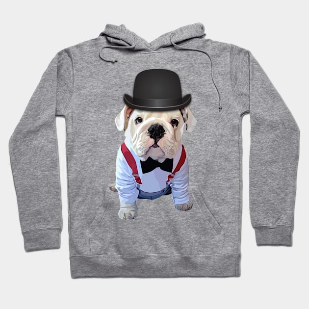 Bulldog Hat Hoodie by thedailysoe